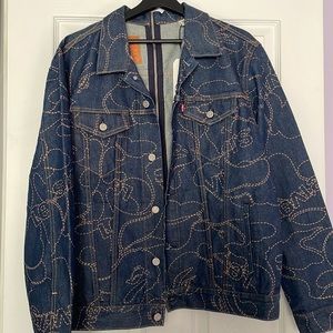 A Bathing Ape BAPE x Levi's SS21 Men's Jacket Blue Jacket